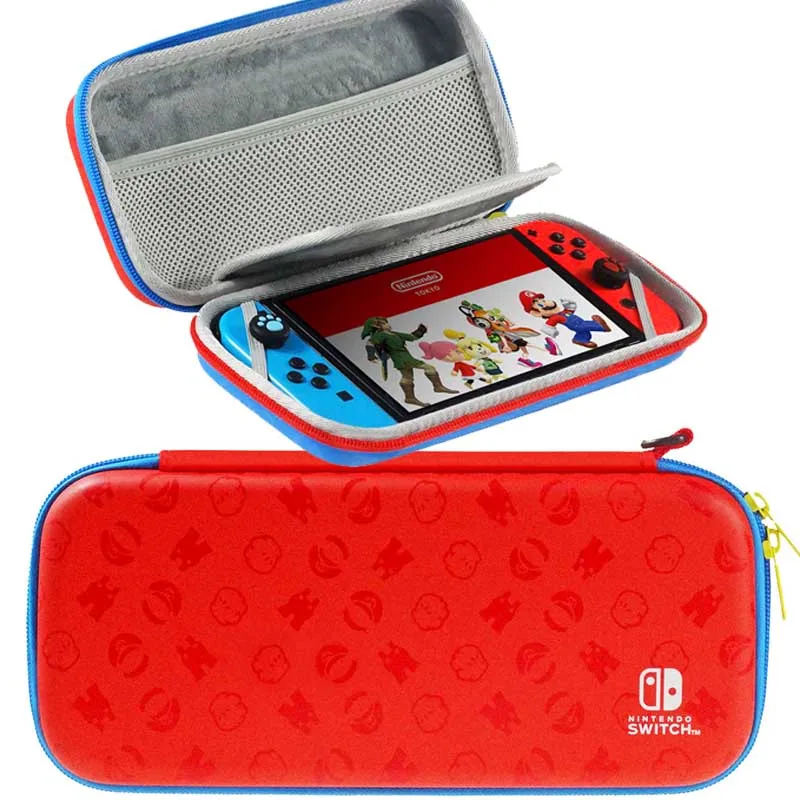 

Super Mario Bros Travel Case for Nintendo Switch Cute Portable Carrying Case Holders for Switch EVA Storage Bag Compatible Cover