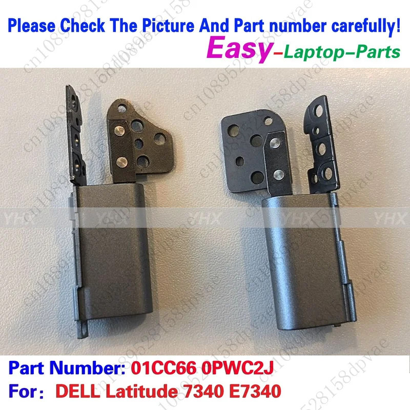 

GYX New For DELL Latitude 7340 E7340 HINGES R+L 01CC66 0PWC2J.