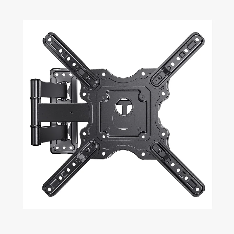 Wall mounted TV tilt rotating bracket with telescopic arm T-shaped hanger  floating shelf brackets clamp bracket  panel solar