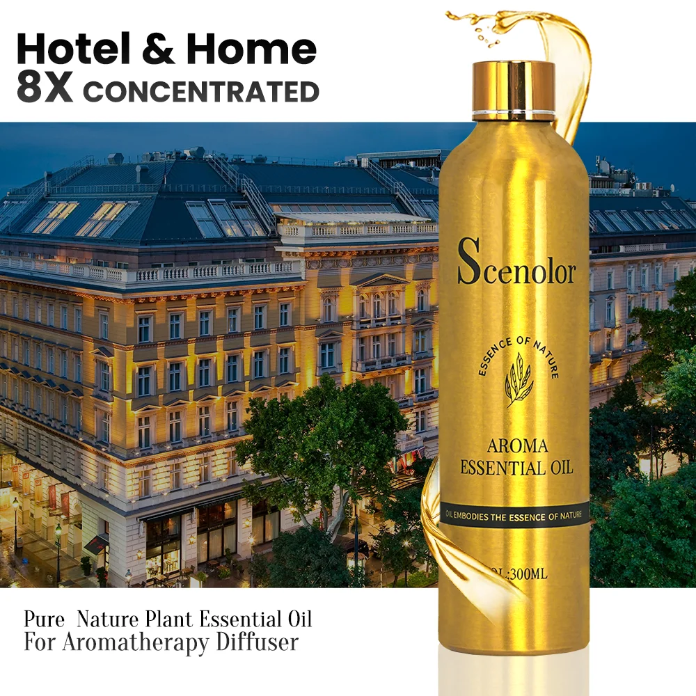 Scenolor Essential Oils For Diffuser 300ML Crowne Plaza Hotel Scent Fragrance Perfume Collection Automatic Oasi Air Freshener