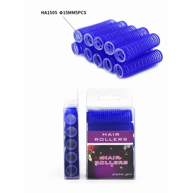 1bag Self-Grip Hair Rollers Heatless Hair Curlers No Heat Hair Bangs Volume Self-adhesive Hook Curlers DIY Styling Tool