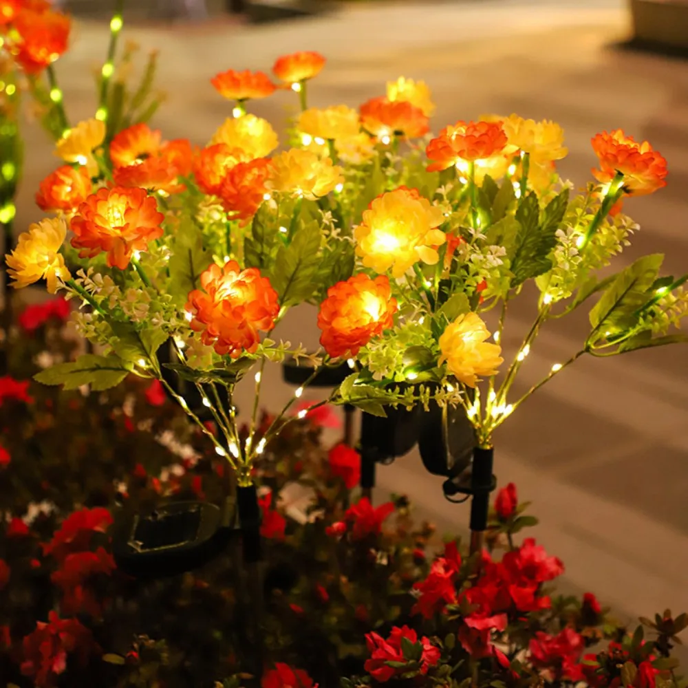 

1 шт. Солнечные светодиодные светильники в форме цветка лотоса, водонепроницаемые декоративные светильники-колышки для сада, патио, свадеб и вечеринок