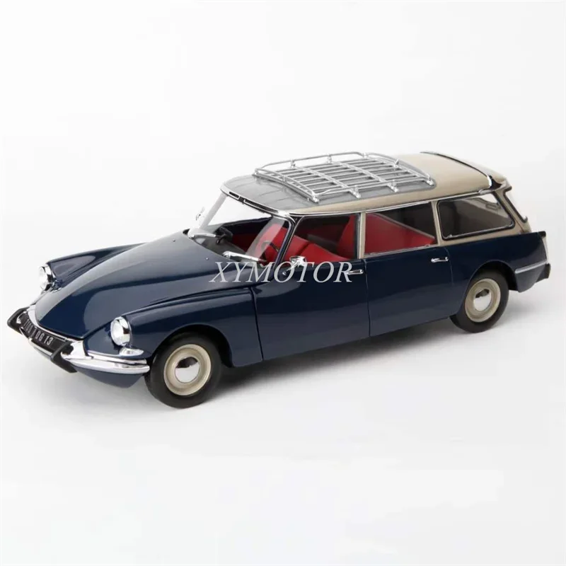 Norev 181770 1/18 For Citroën ID 19 Break 1967 0rient Blue Diecast Model Car Toys Gifts Hobby Display Ornaments Collection