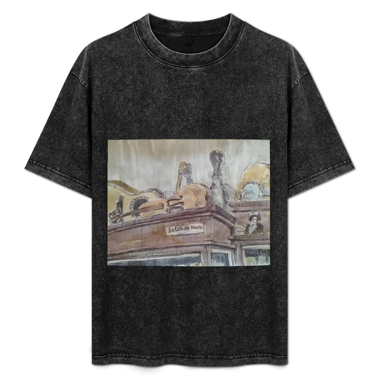 

Artichoke Music, Portland, OR. An Institution T-Shirt Industrial Work Tee Shirt