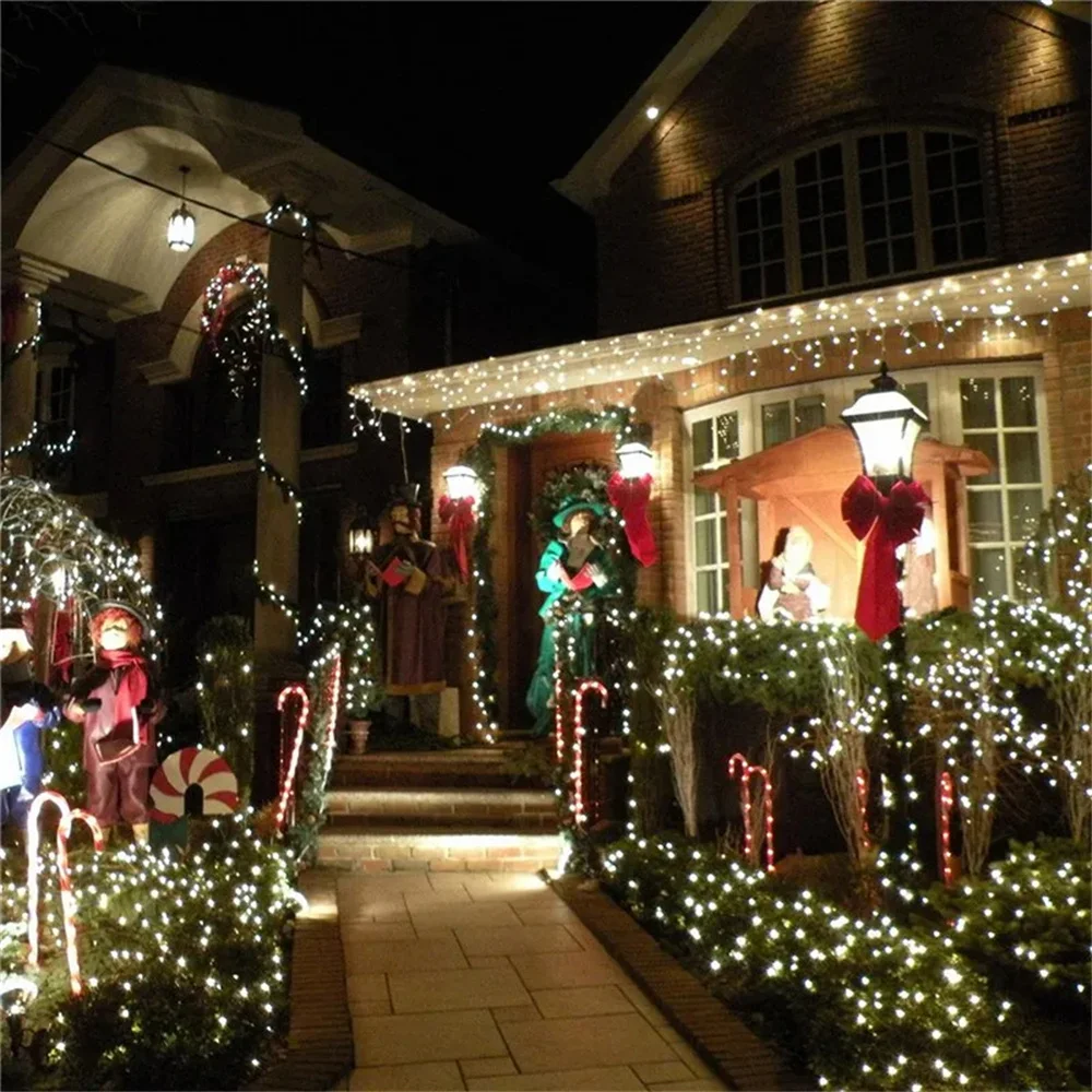 10M 100 LED String Light for Wedding Fairy Christmas Lights Outdoor Twinkle Christmas Tree Decoration Outdoor LED Christmas