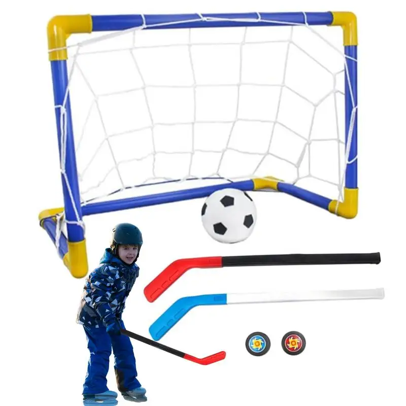 

Hover Soccer Toys Set 2 In 1 High-Elasticity Anti-Bump Indoor Mini Floor Hockey Hover Soccer Hockey Balls For Kids Gift Outdoor