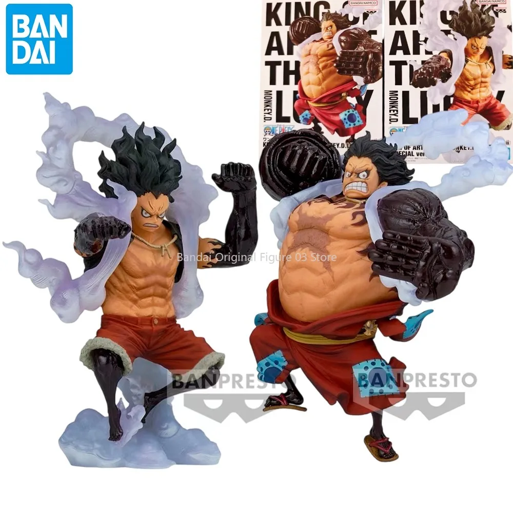 

Bandai One Piece Banpresto Original One Piece KING OF ARTIST Monkey D. Luffy Anime Figures Boys Model Toys for Kids Gift