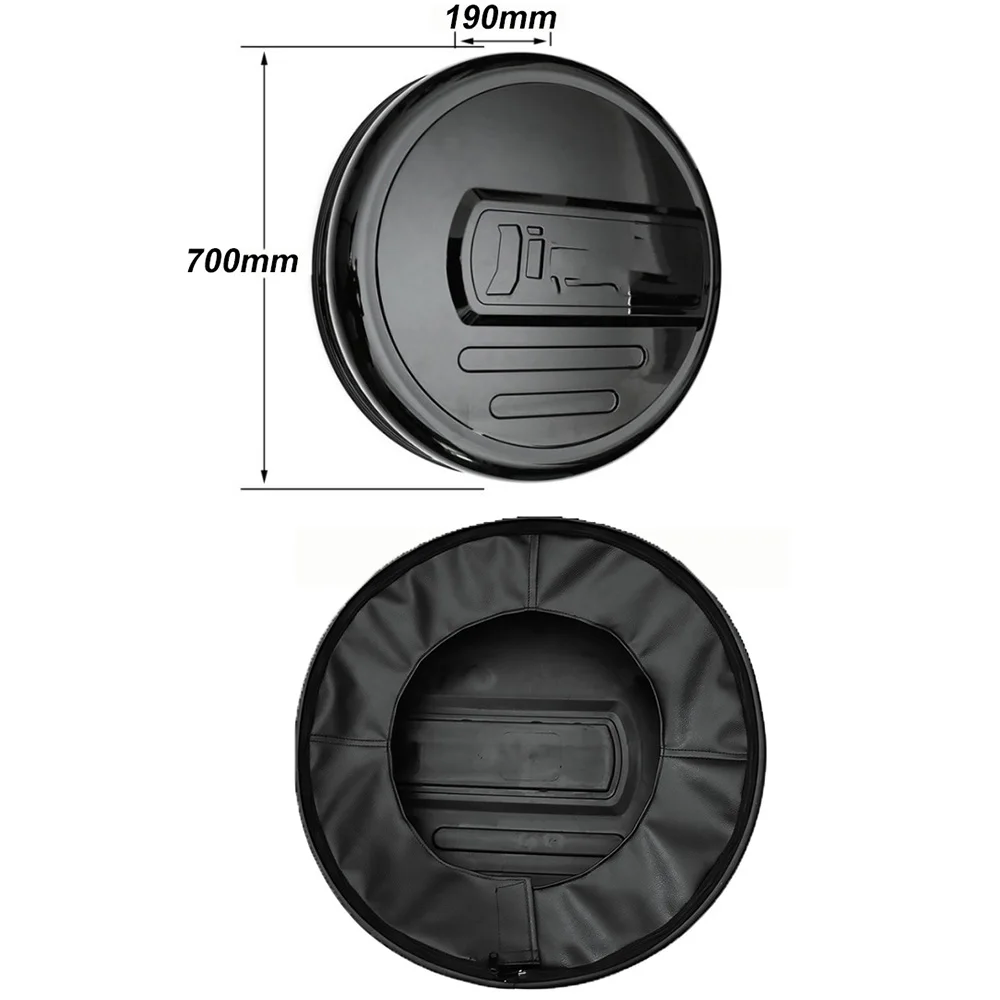 ABS Spare Wheel Tire Cover 4x4 Offroad Mod Exterior Parts For Suzuki Jimny JB64 JB74 JC74 2018‑2025 3 / 5 Door - view 6