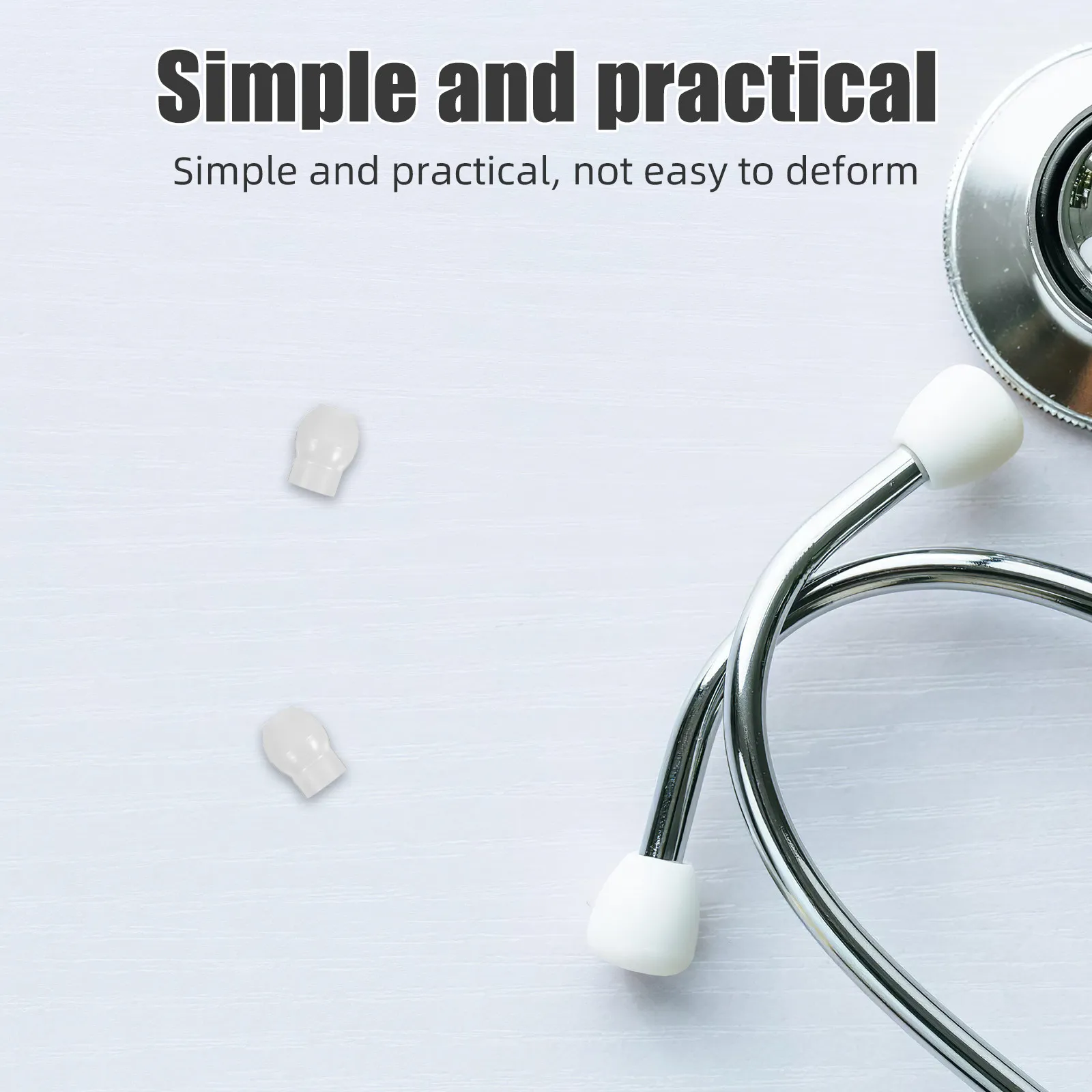 10Pcs Silicone Earplugs for Stethoscopes Soft Flexible Comfort Fit Reusable Ear Cleaner Ear Wax Remover Universal Replacement