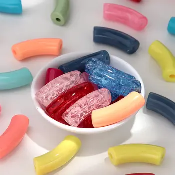 18K鍍金黃銅S形彎管金屬扭管珠連接器DIY項鍊首飾製作配件批發 10 最佳銷售 管珠 - №7