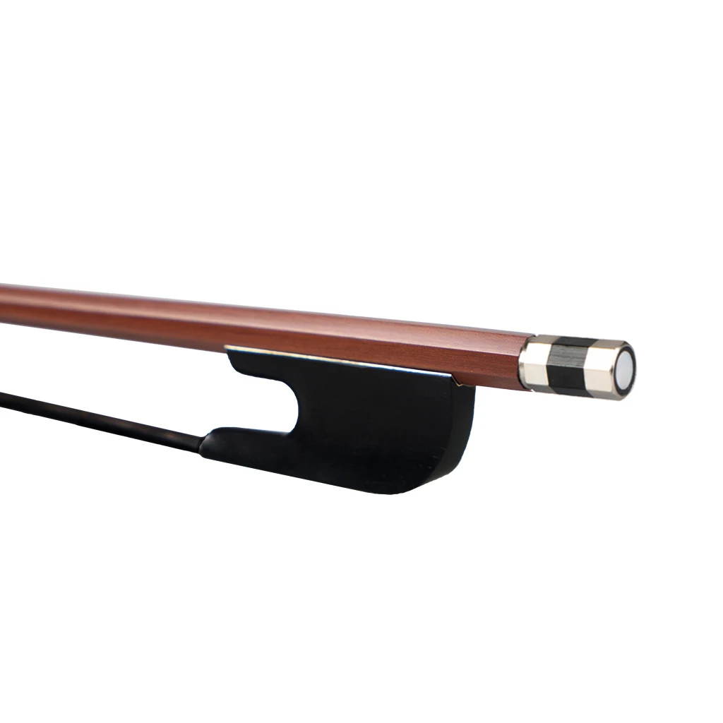 4/4 3/4 1/2 1/4 1/8 Violin Bow Baroque Fiddle Bows For Violino Baroque Style Brazilwood Bow With Black Horsehair