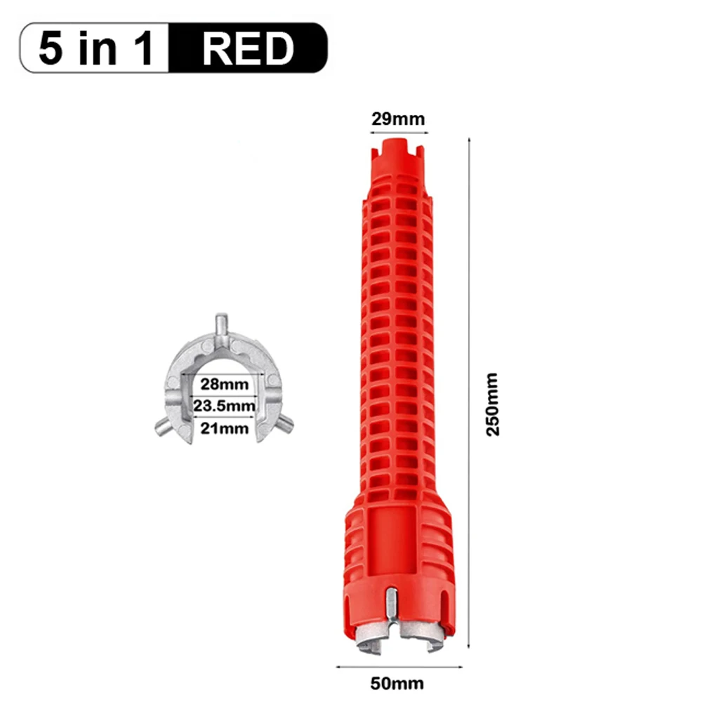 Neue 8-in-1 Multi Key Flume Magic Wrench Sink Sanitär Werkzeuge Magic Wrench Mehrzweckschlüssel Englisch Schlüssel Sanitär Schlüssel Werkzeug – Detail 13