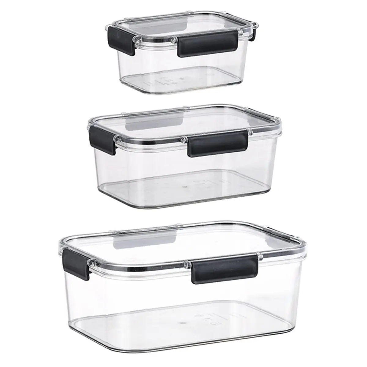 2026 Trend Refrigerator Food Storage Containers, Resealable Kitchen Containers, Food-Grade Transparent Lunch Boxes