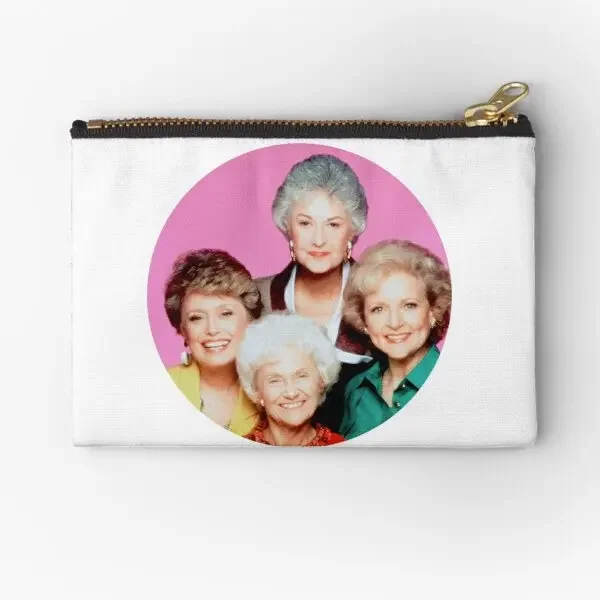 

Thank You For Being A Friend Zipper Pouches Pure Coin Small Women Panties Pocket Cosmetic Underwear Money Key Men Wallet Socks