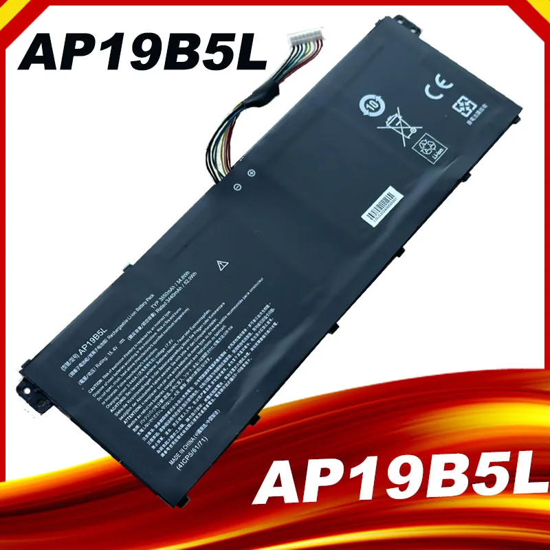 New Laptop Battery AP19B5L For Acer Aspire A515-44-R5XW A515-43 Sf314-42 SP314-21N-R5FR A515-44-R5XW Vero AV15-51