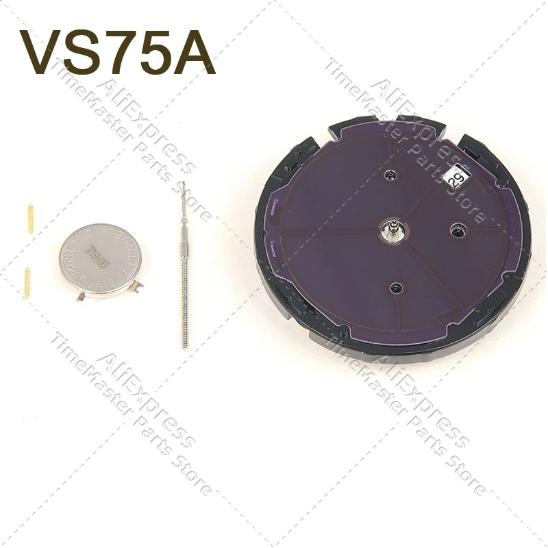 

Japan Original Brand New VS75B/VS75A Movement Eco-Drive Solar Movement VS75 Watch Parts