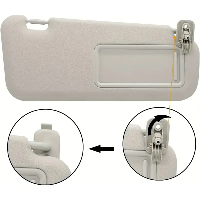 2011 For Mazda 3 Car Sun Visor Replacement 2010 2012 2013 Mazda3 Driver Side Sun Shade Sunshade Panel Left/Right BBM2-69-320C-75