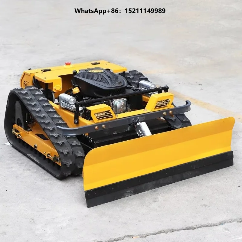 Crawler Lawn Mowers Are Suitable for Complex Terrains Such As Slopes Mud with Long-lasting Range Flail Mower