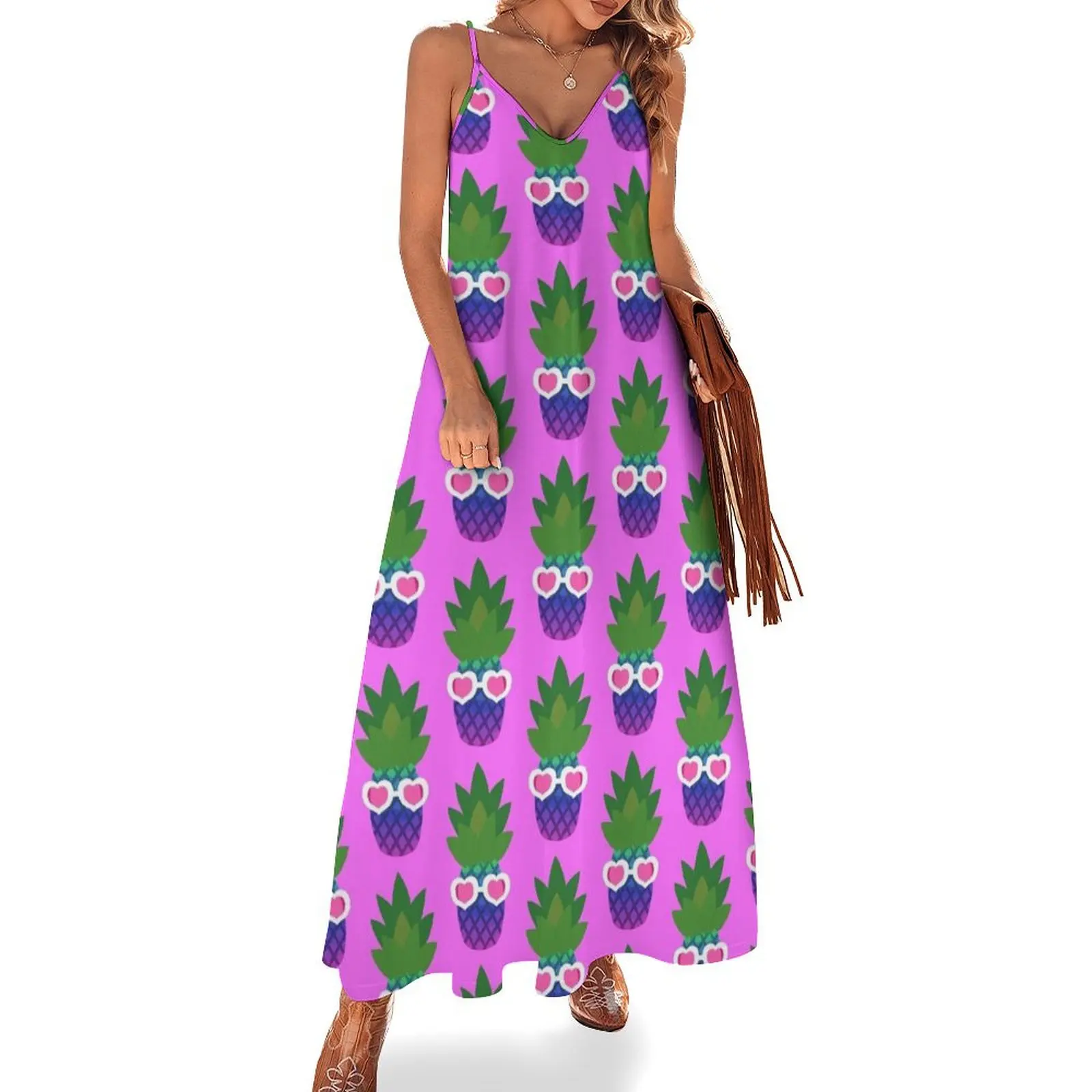 

Cool Pineapple Sleeveless Dress dress for women 2025 Womens dresses