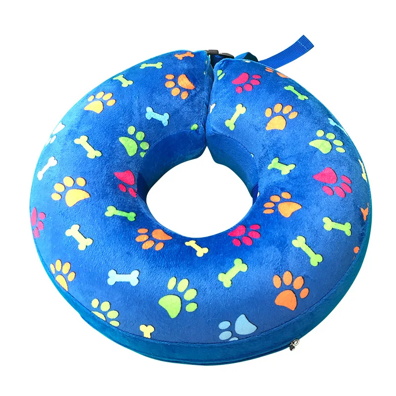 Inflatable Dog Collar Isabelino Anti-bite Injury Elizabethan Collar For Dogs Cat Recovery Neck Wound Protective Dog Accessories