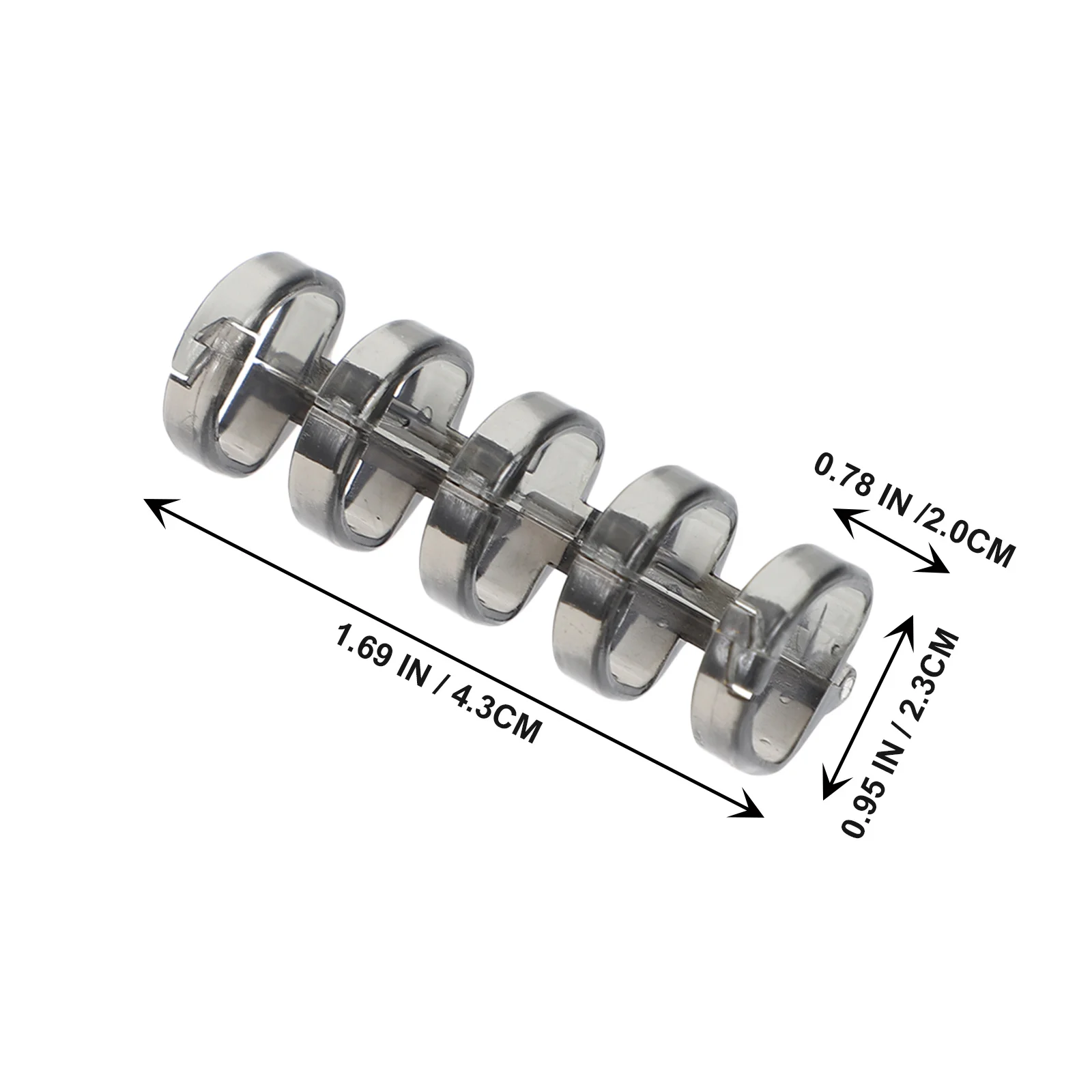 10 قطع من دوائر الموثق المريحة، جودة ممتازة، سهلة الاستخدام للطلاب والمعلمين، ملحقات الملفات المنزلية، حلقة كتاب بلاستيكية