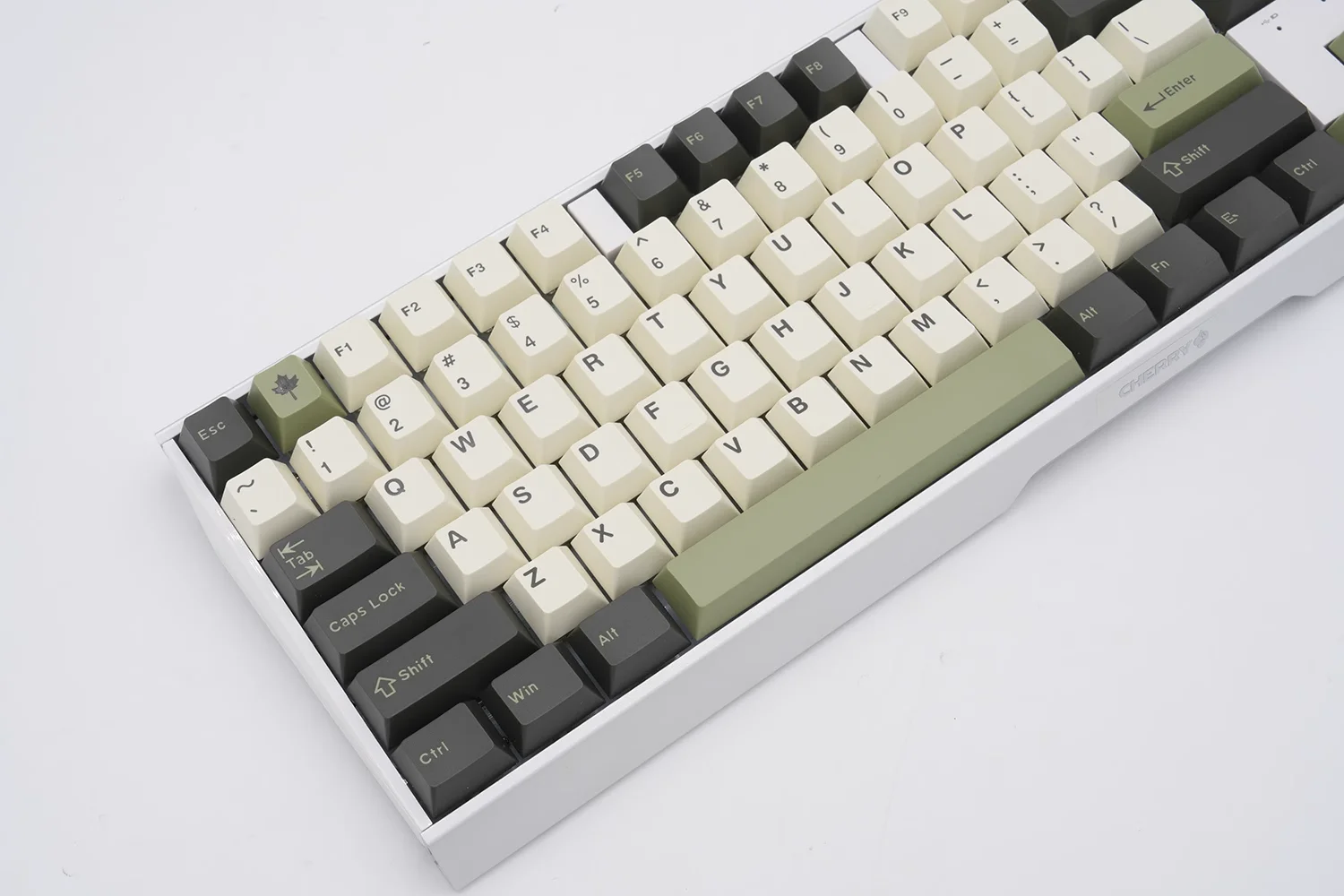 GMK olive 163 key ABS two-color molding keycap cherry height keycaps