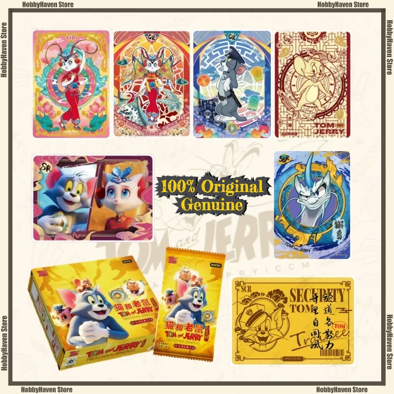 

В наличии Карточная игра Том и Джерри Коллекция фильмов Карты Звездный Пан Qiyuan Кот и Мышь Подлинная коллекция мини-карт аниме Подарок