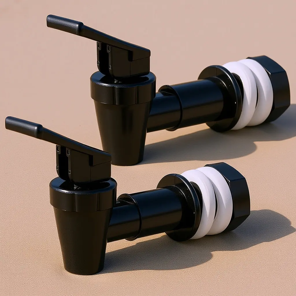 2Pcs Reusable Water Dispenser Spigot Plastic Replacement Glass Bottle Tap Cooler Bucket Spout Accessories Water Cooler Faucet