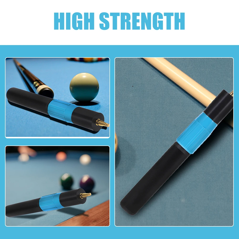Pool Cue Extender Extension Pole Billiard Stick Cues Billiards Snooker Alloy Rod