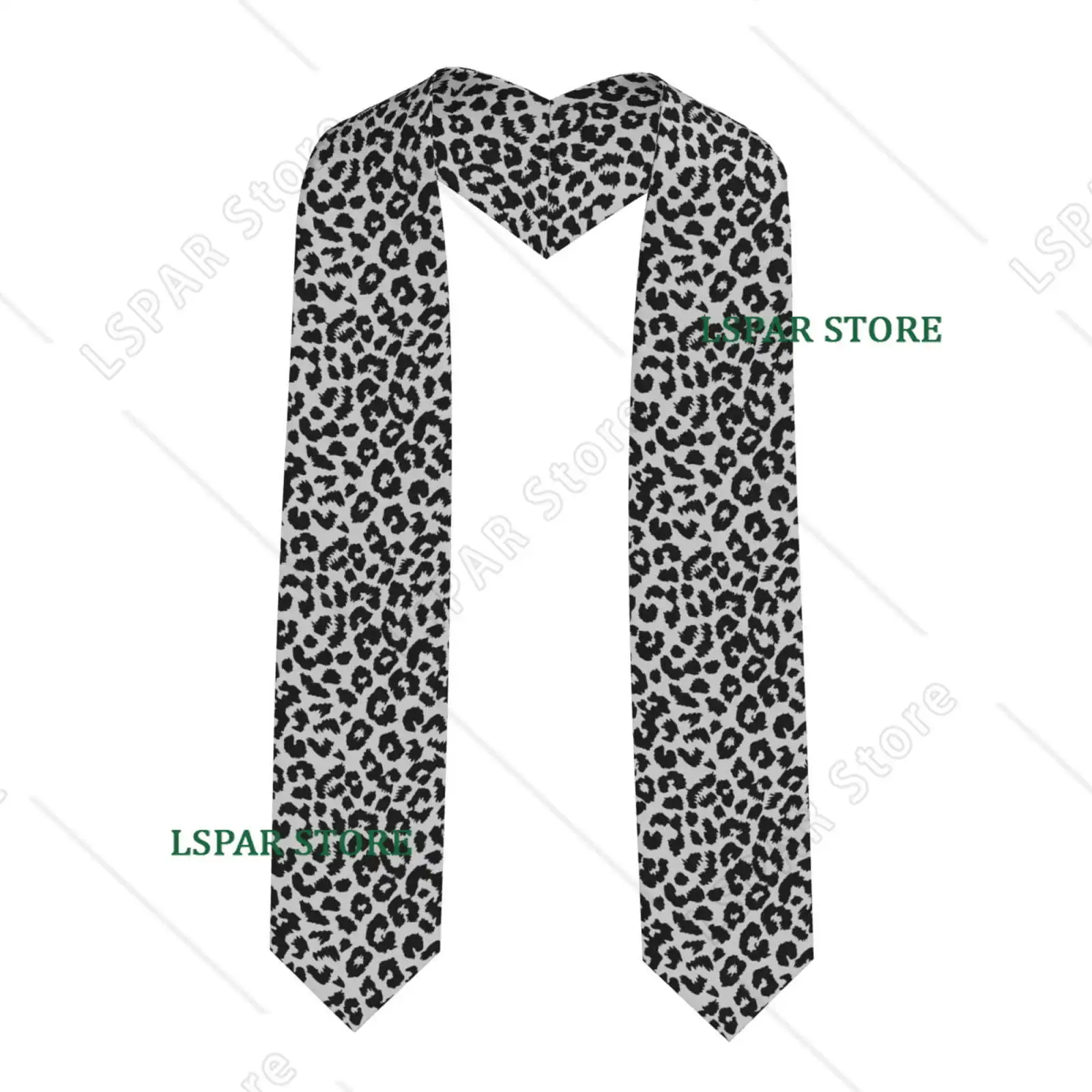 

To Leopard Print Print Unisex Adult Graduation Stole Shawl Long for Academic Commencements