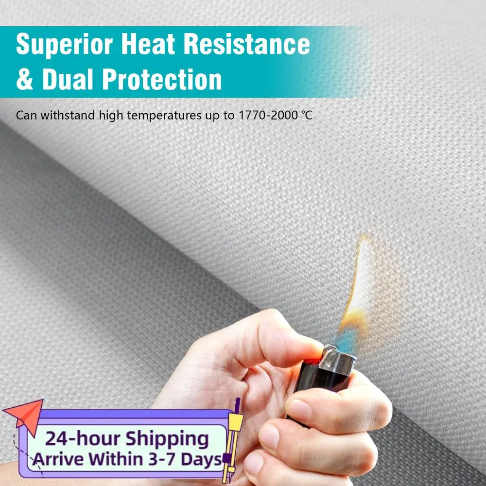 

High Temperature Resistant Fabric Reusable Fire Extinguisher Blanket Silicone Coated for EV Battery & Engine Fires