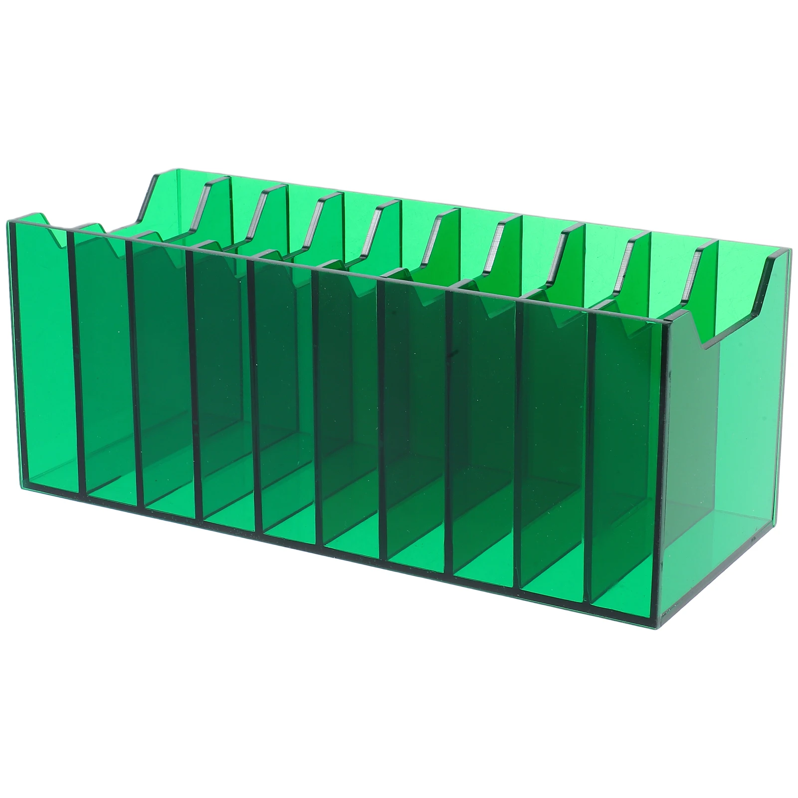 휴대 전화 보관 상자 데스크탑 디스플레이 스탠드 셀 주최자 교실 홀더 아크릴 랙