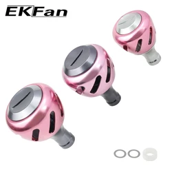 EKFan CNC Process Aluminum Alloy Fishing Reel Handle Knobs 30/35/40MM For Spinning Reels Fishing Tackle Accessory