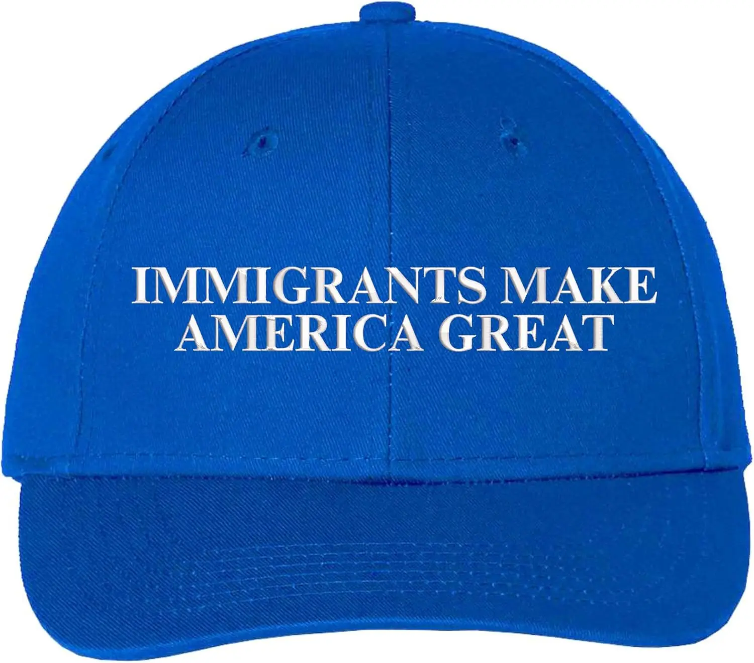 

Бейсболка Immigrants Make America Great с вышивкой | Анти-расизм, Проти Трампа, Рівность, Шляпа мира