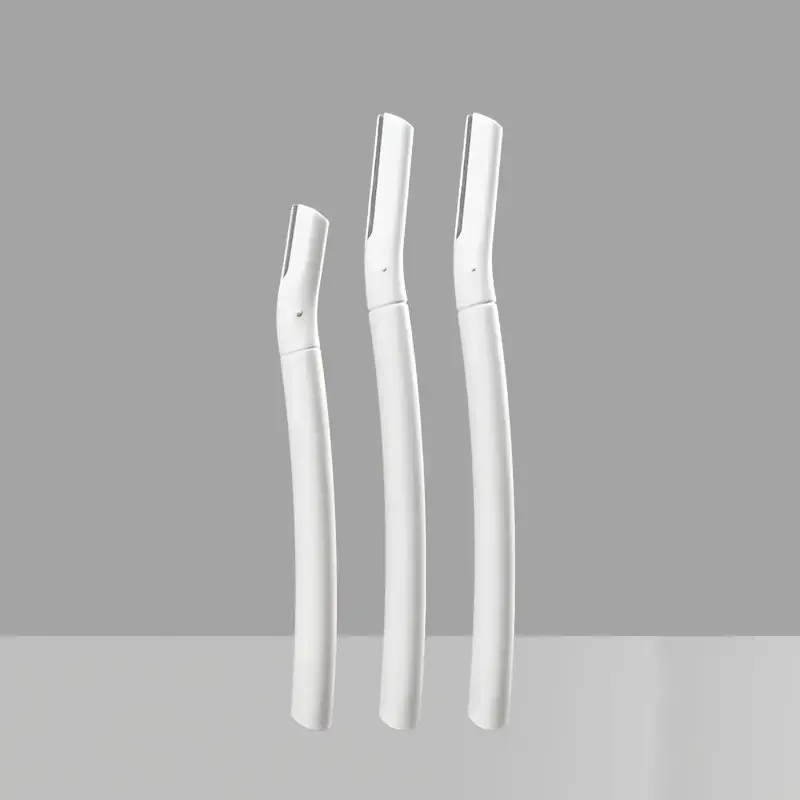Conjunto de aparador de sobrancelha profissional multiuso com 3 pacotes - Barbeador manual de remoção de pelos faciais, ferramenta de dermaplaning esfoliante