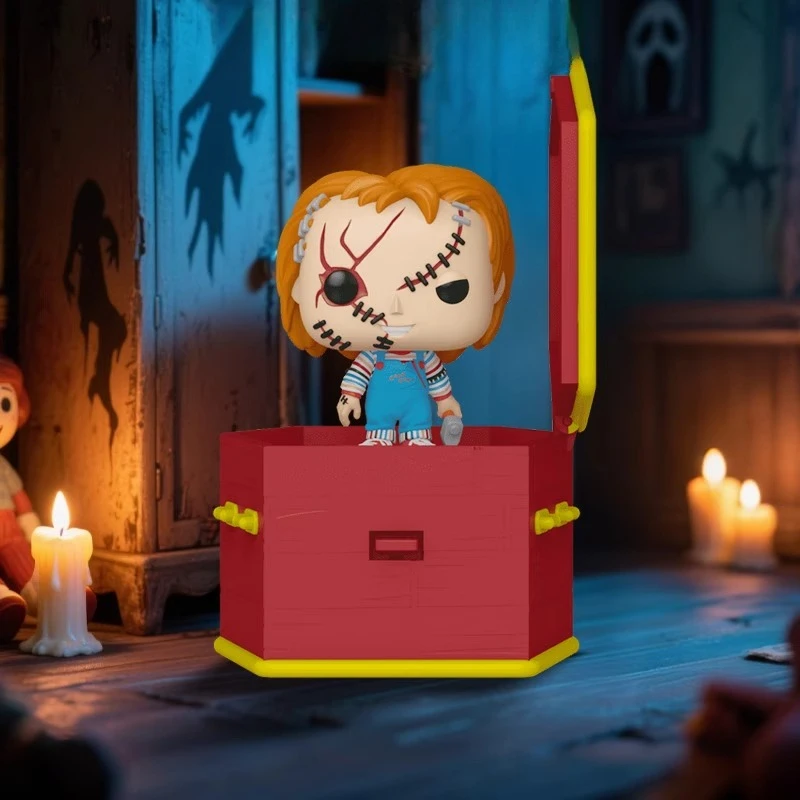 Edición genuina FUNKO POP 《Juegos para niños》Chucky,Tiffany Anime acción decoración de escritorio ornamento modelo juguetes modelo coleccionable