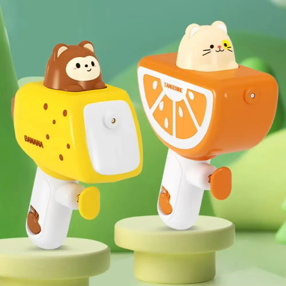 Fruit-shaped Banana Water Spray Toys Animal Design Press Type Orange Bath Fountain Toy Easy To Fill Plastic