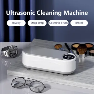 Ultrasonic Cleaner Wireless Glasses Cleaning Machine Eyewear Watch Jewelry Braces Cleaner Vibration Cleaning Box Removing Stains