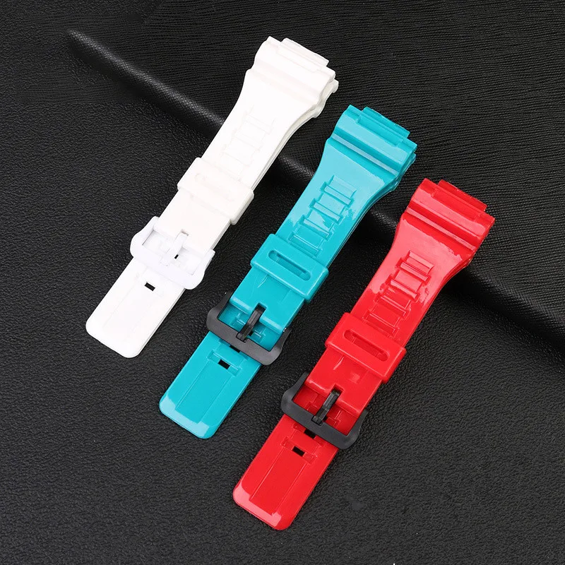 18mm Silicone Rubber Watch Band+Cover AQ-S810W/AQS810 Frame Bezel Smart Bracelet accessories Wrist Strap AQ-S810 Protective Case