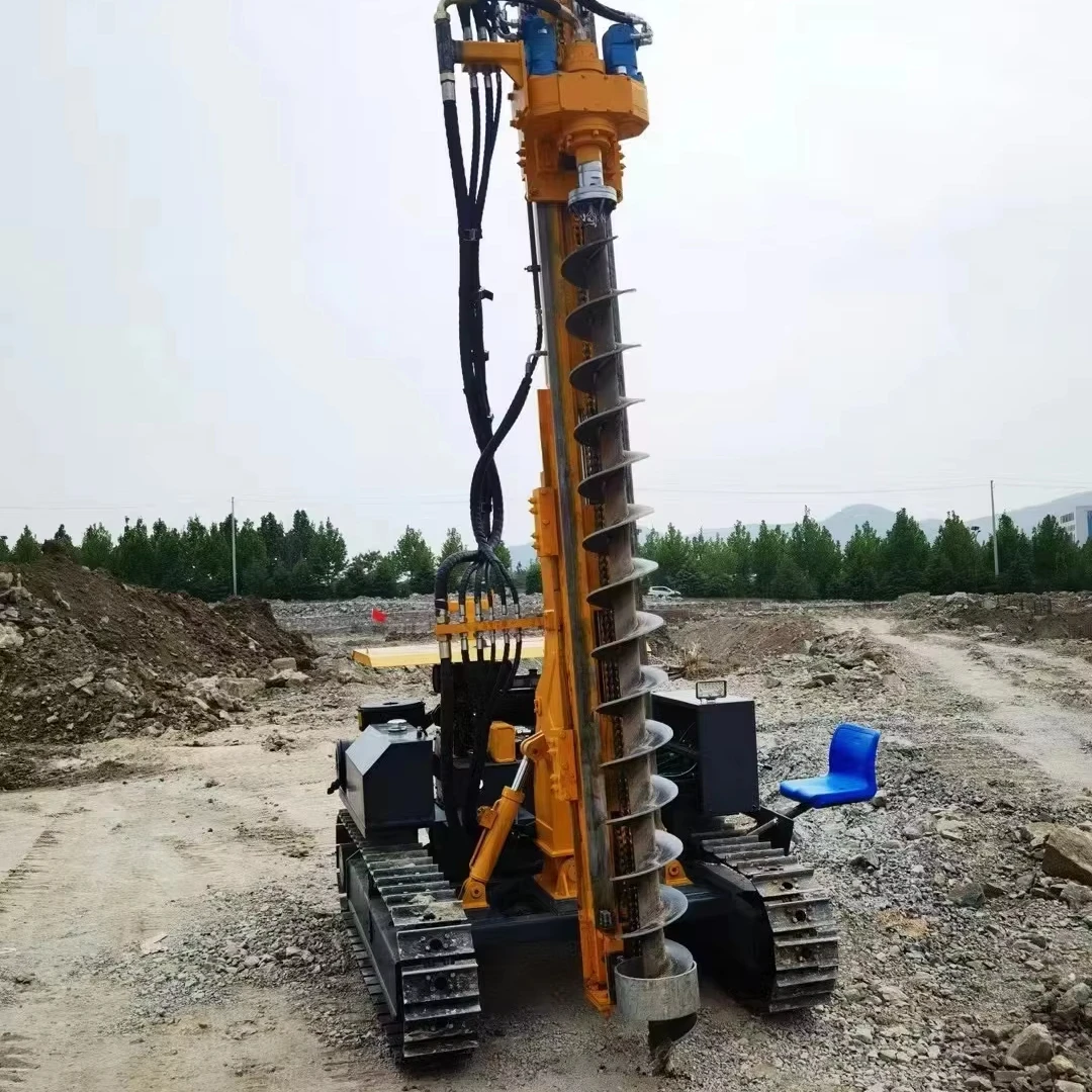 Factory Hot Sale Multifunctional Diesel Blasting Rig Core Usage Photovoltaic Pile Driver For Ore Mines With Engine Components