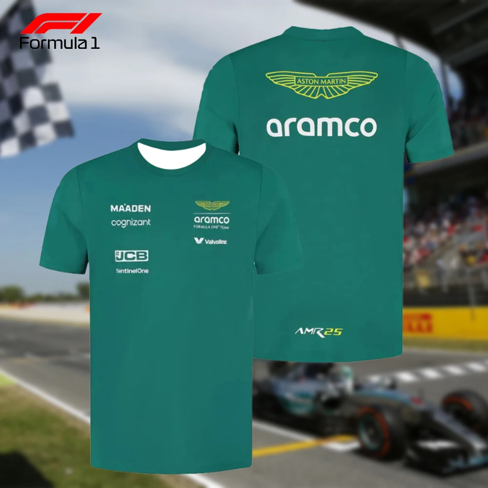 

Formula1 Team Racing 3D Printed Men's Summer T-shirt, Casual Street Style Breathable O-neck Short Sleeve Sweatshirt