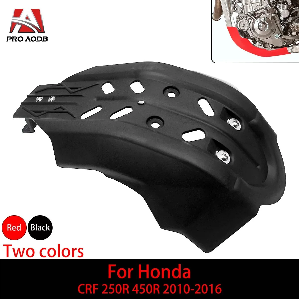 

Motorcycle Engine Chassis Protection Cover Skid Plate Modification Accessories Motocross Parts Pit Bike For Honda CRF 250R 450R