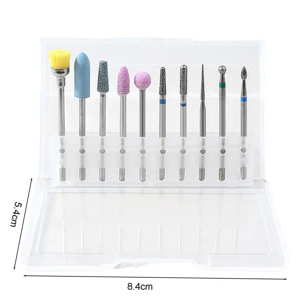 Nail Drilling Bits Alloy High Quality Cuticle Drill Bits Wear-Resistant Portable Nail Drill Kits for Grinding Machine