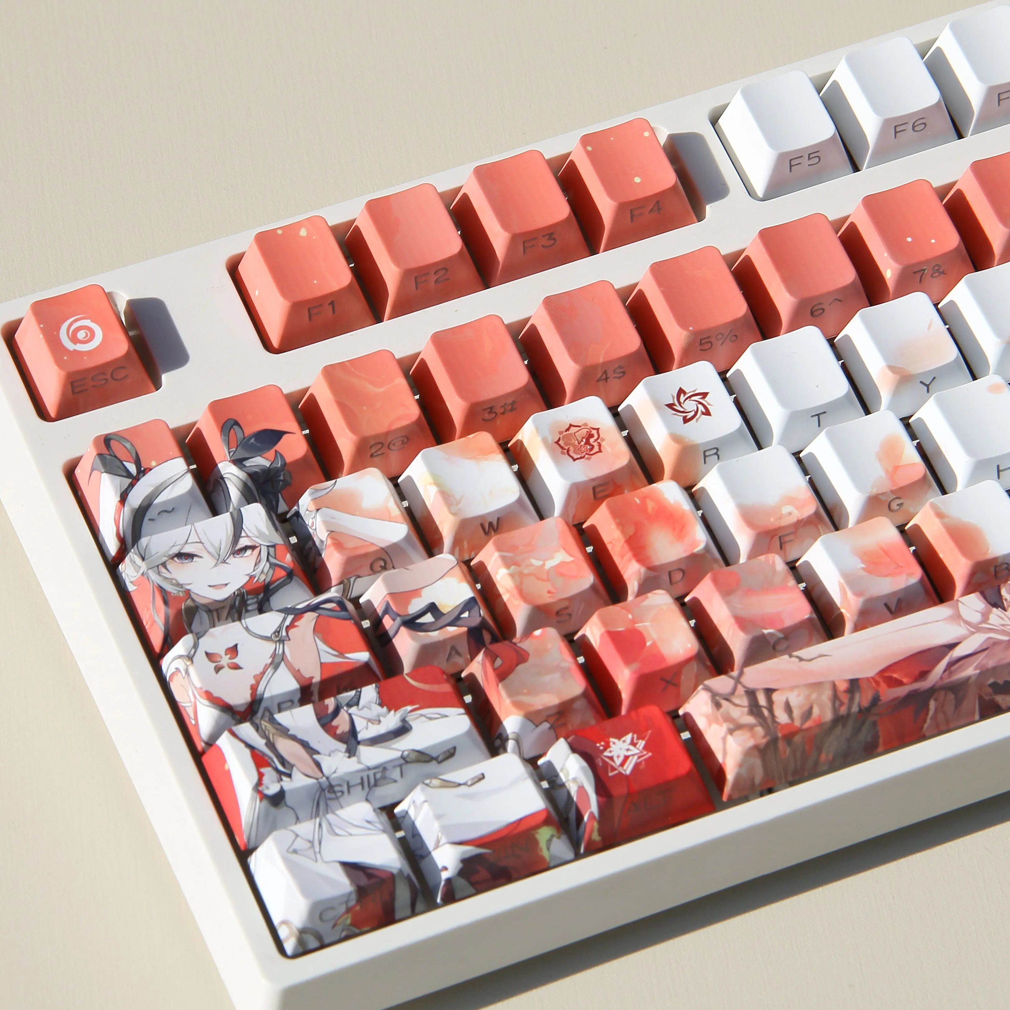 

Keycap Original Side Engraved Transparent PBT Adaptation atk68 MAD60 MAD68