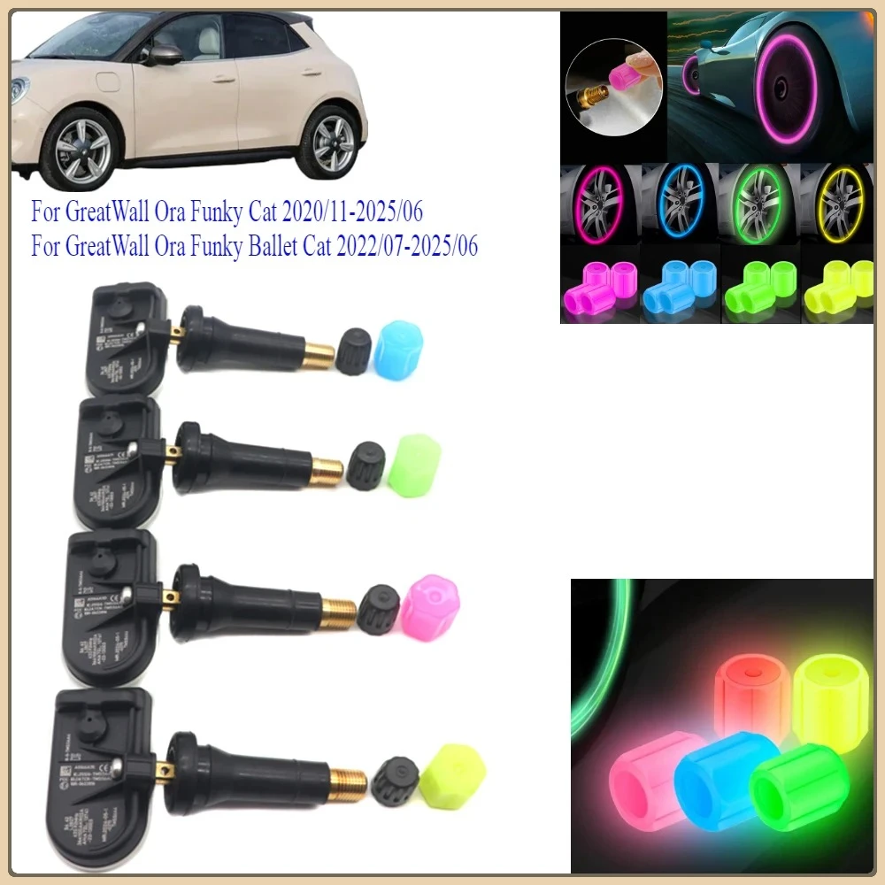 

433MHz TPMS 3641100AKR02A For GreatWall Ora Funky Cat 2020/11-2025/06 Ballet Cat 2022/07-2025/06 Tire Pressure Monitor Sensor