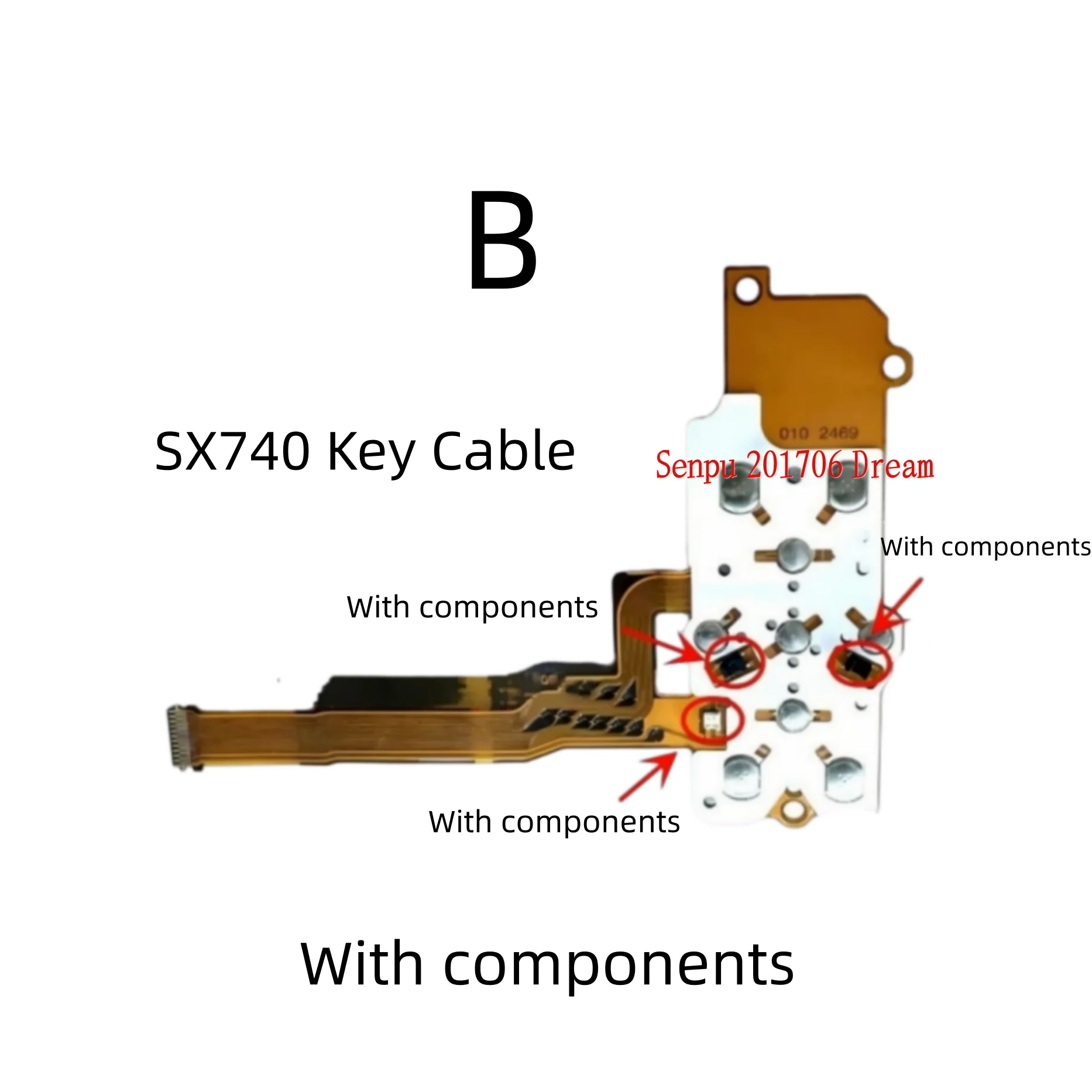 For Canon PowerShot A490 A495 A800 Compact Digital Camera Function Operation PCB Board Key Button Panel Power Start Switch Board