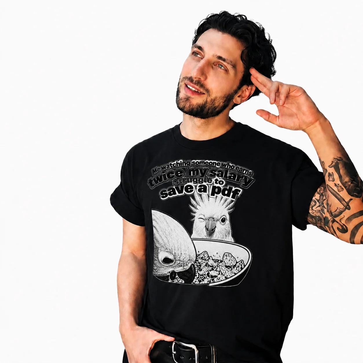 Veo a alguien que gana dos veces más que yo y que lucha por la igualdad entre hombres y mujeres. Camisetas de manga corta de verano para hombres y mujeres.