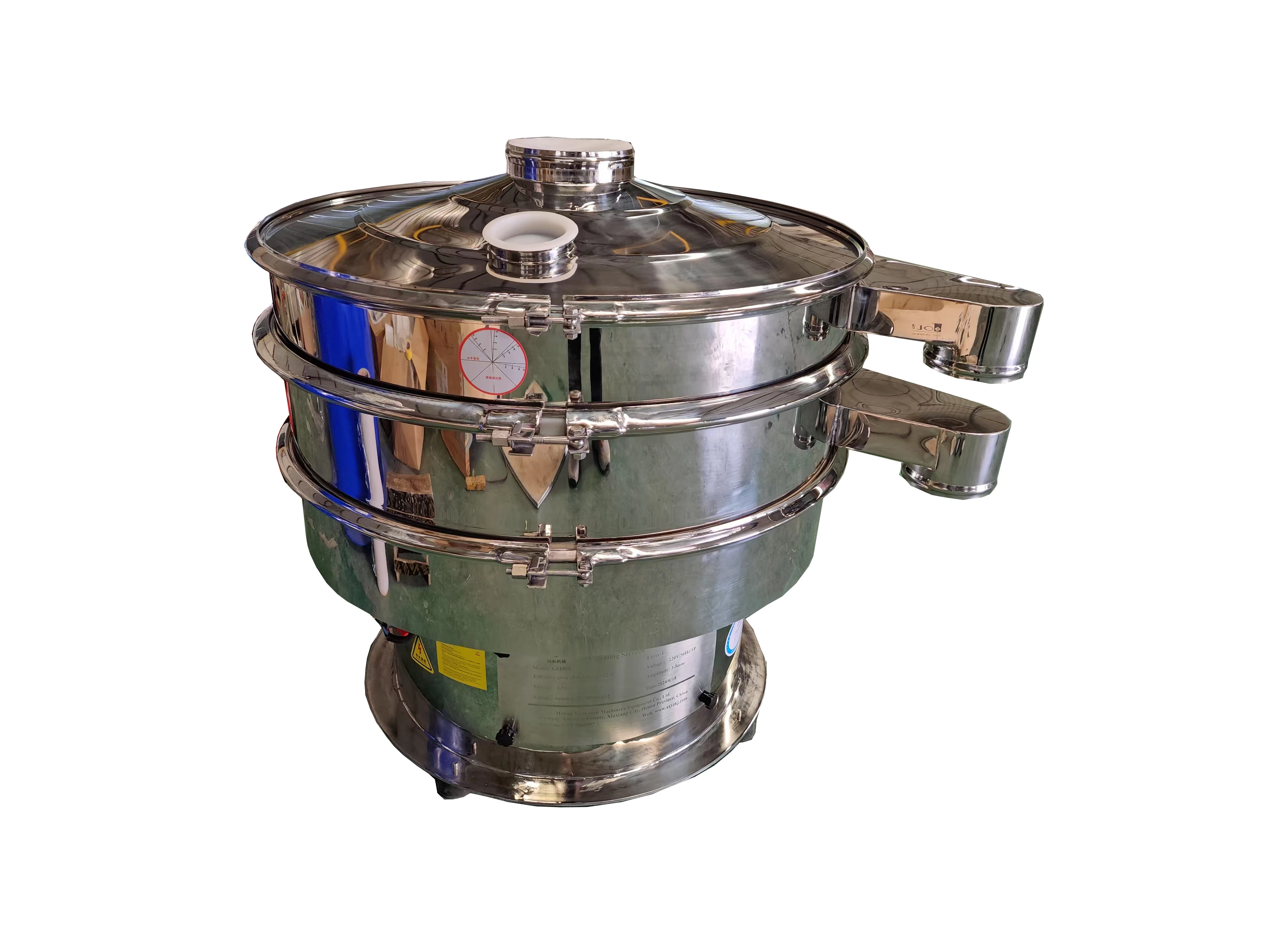 Rice Husk Sifting Sieve Efficient Granule Separation Vibrating Screen for Farm Industry Granule Separation