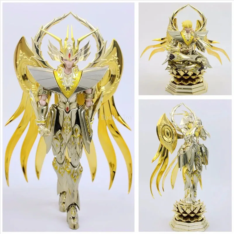 MC/Metal Club Saint Seiya Myth Cloth EX Virgo Shaka Totem/Objekt+Lotus Base SOG/Soul of God Knights of the Zodiac Actionfigur