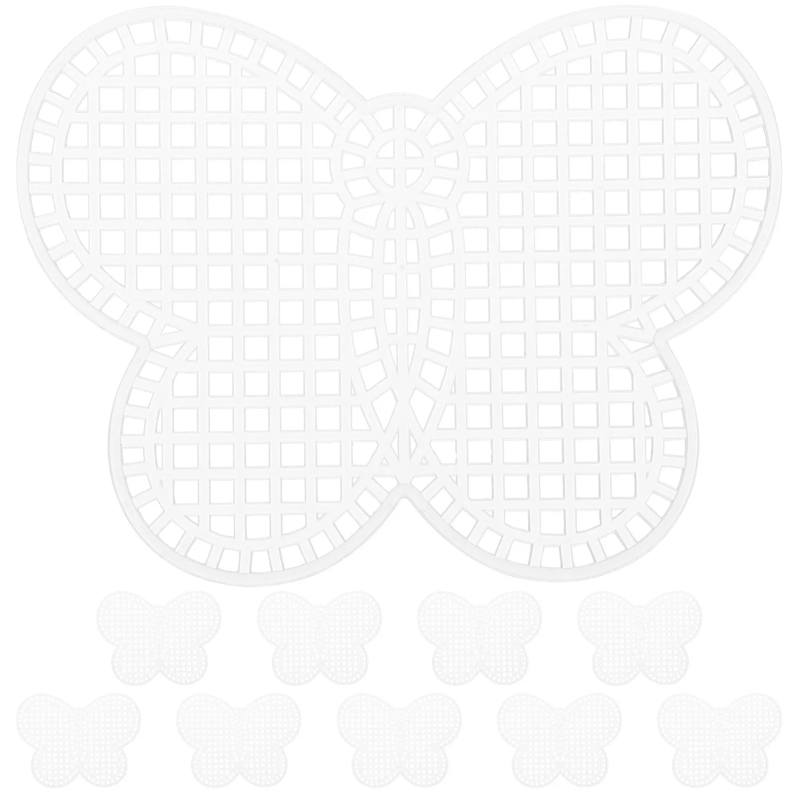 

10Pcs Butterfly Cross Stitch Plastic Mesh Sheets for DIY Craft Sewing Quilting Knitting Handmade Projects Plastic Mesh Sheet